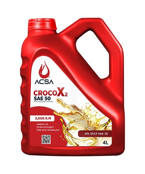 زيت محرك بنزين 4لتر (SAE 50) كروكو اكس2 من أكسا